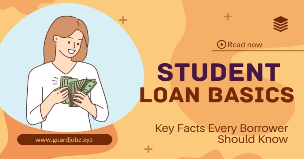 Student Loan Basics: Key Facts Every Borrower Should Know with girl holding book